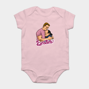 Danny Devito Baby Bodysuit - TWINS Arnold and Danny DeVito BFF Shirt by SBarstow Design